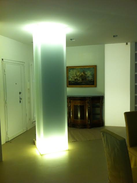 Rivestimenti curvi in vetro luminosi vetreria preneste roma ... Vetri curvi su misura