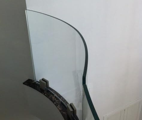 parapetti curvi per scale