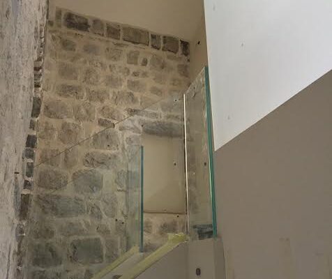 parapetti in cristallo per scale