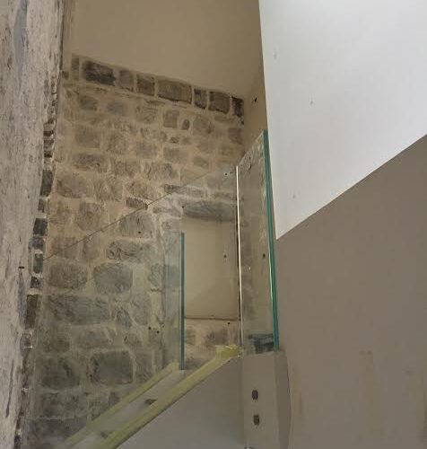 parapetti in cristallo per scale