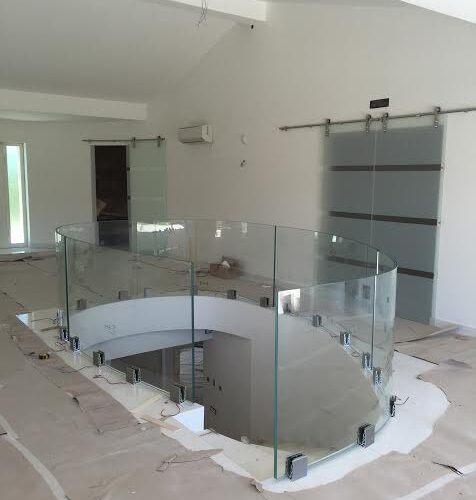 produzione parapetti in vetro
