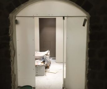 realizzazione porte in vetro