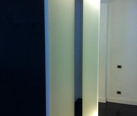 rivestimenti luminosi in vetro